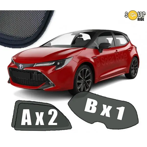 Solskjermer Toyota Corolla XII Hatchback 2019 ->