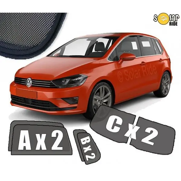 Solskjermer Volkswagen Golf Sportsvan 2014 - 2020