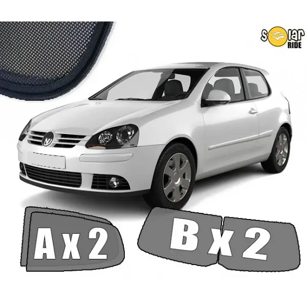 Solskjermer Volkswagen Golf V (3-DØRS) 2003-2009