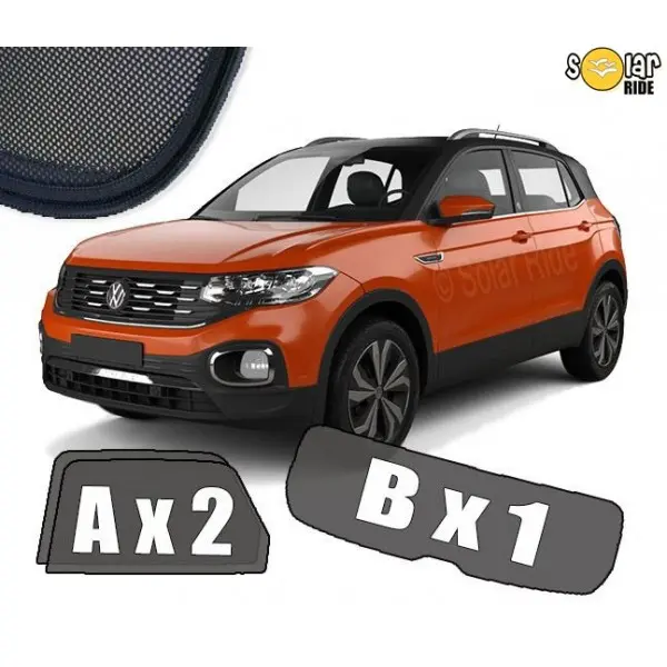Solskjermer Volkswagen T-Cross 2018 ->