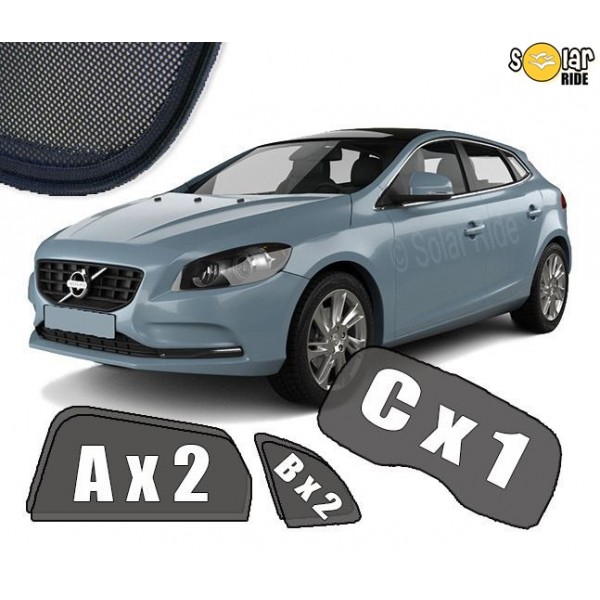 Solskjermer Volvo V40 2012 - 2019