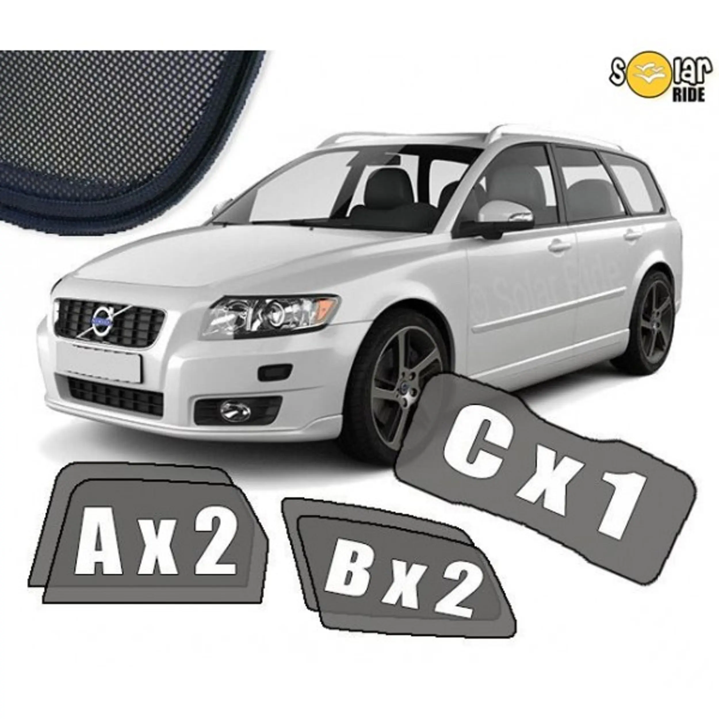 Solskjermer VOLVO V50 (STV) 2004-2012