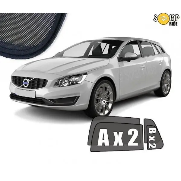 Solskjermer Volvo V60 I 2010 - 2018
