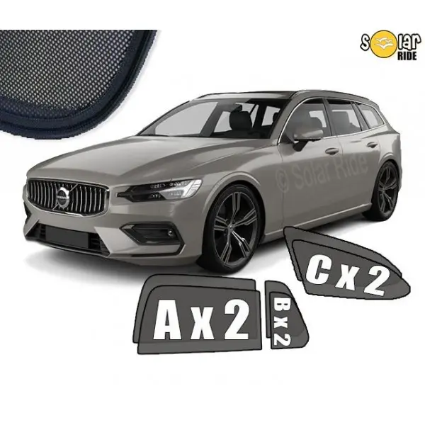 Solskjermer Volvo V60 II 2018 ->