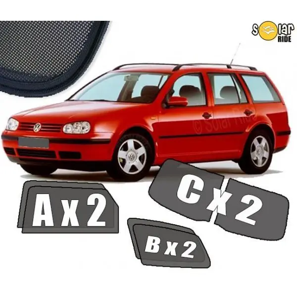 Solskjermer VW Golf IV Variant 1997 - 2006