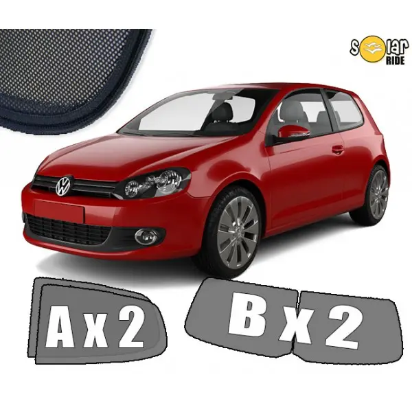 Solskjermer VW Golf VI Coupe 2008 - 2016