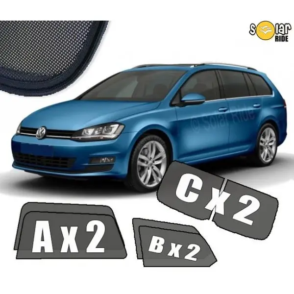 Solskjermer VW Golf VII Variant 2012 - 2020