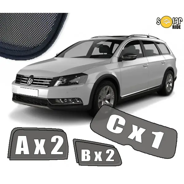 Solskjermer VW Passat B7 Variant 2010 - 2014