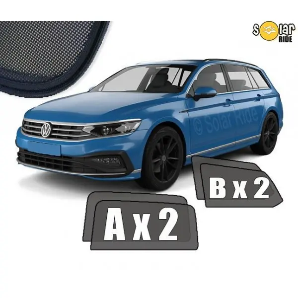 Solskjermer VW Passat B8 Variant 2014 - 2023