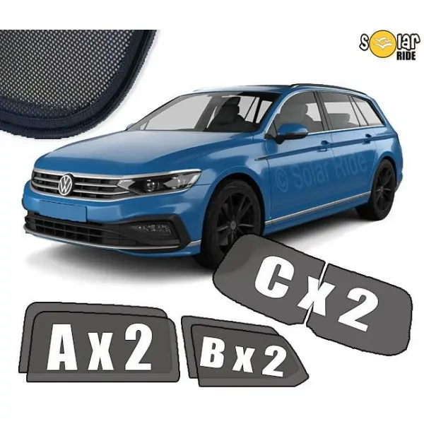 Solskjermer VW Passat B8 Variant 2014 - 2023
