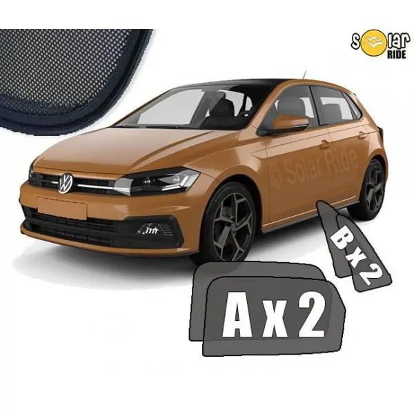 Solskjermer VW Polo VI 2017 ->