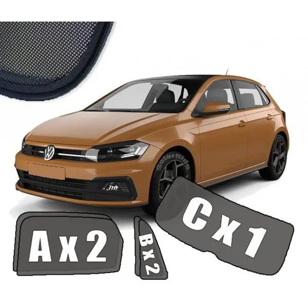 Solskjermer VW Polo VI 2017 ->
