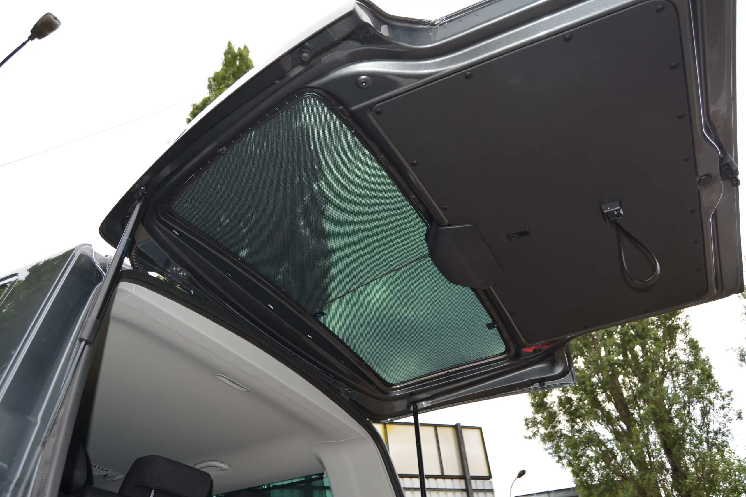 Solskjermer VW T5 2003 - 2015 | Bakrute solbeskyttelse (med hel bakluke)