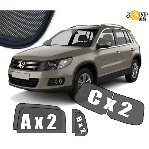 Solskjermer VW Tiguan I 2007 - 2016