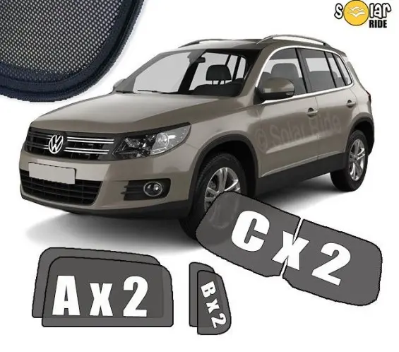 Solskjermer VW Tiguan I 2007 - 2016