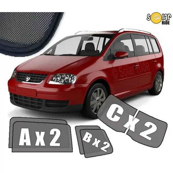 Solskjermer VW Touran I 2003 - 2010