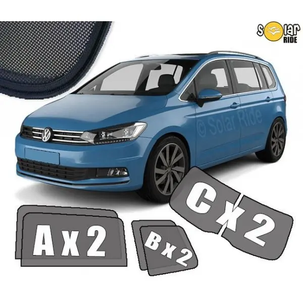 Solskjermer VW Touran II 2015 ->