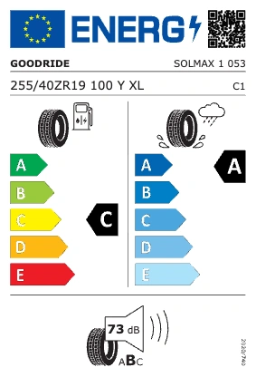 Sommerdekk Goodride Solmax 1 100Y XL FR │ 255/40 R19 – bilde 4
