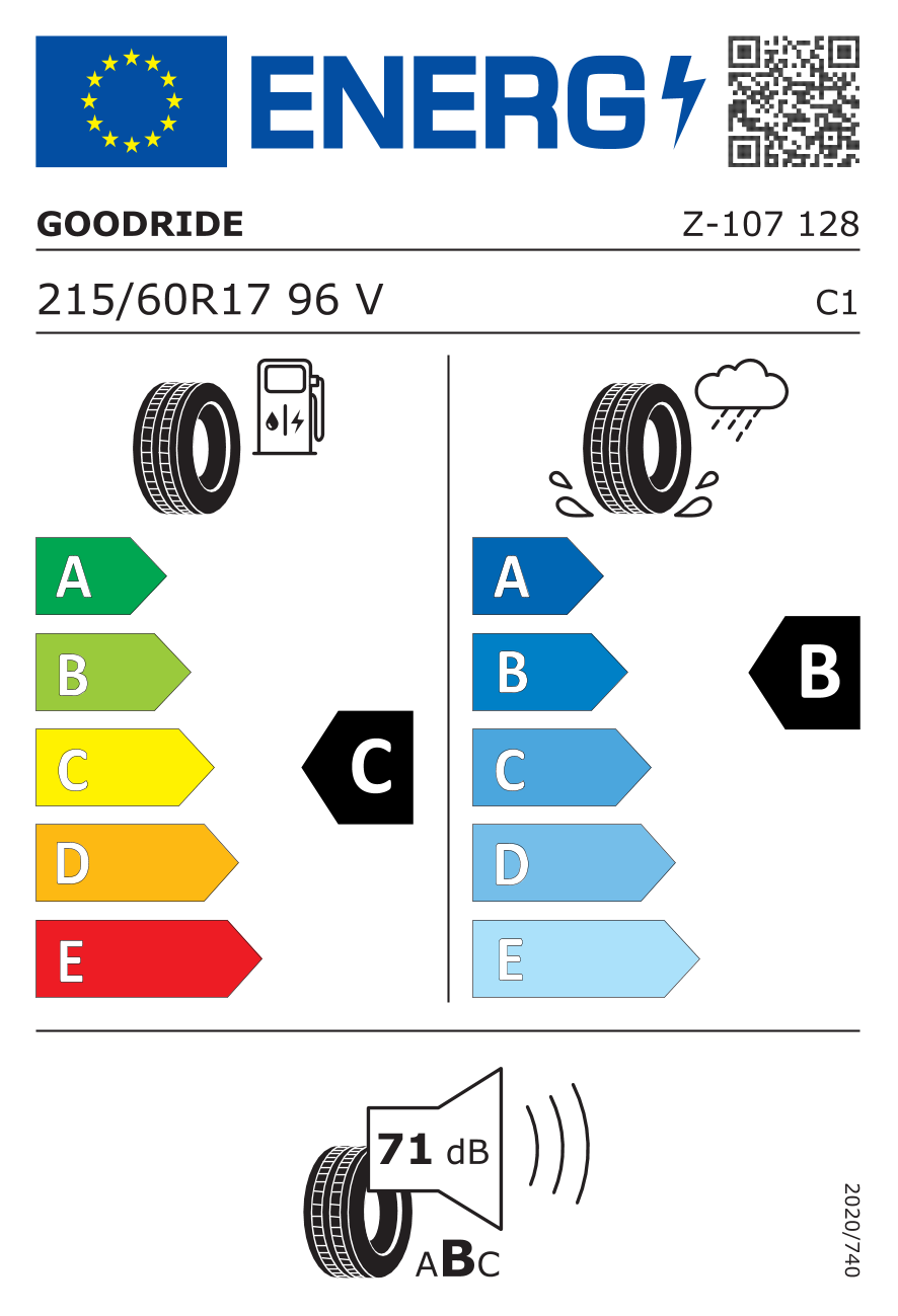Sommerdekk Goodride Z107 96V │ 215/60 R17 – bilde 2