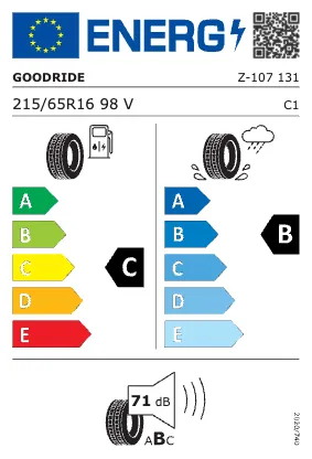 Sommerdekk Goodride Z107 98V │ 215/65 R16 Image 7