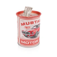 Sparebøsse – Ford Mustang | Oljefat‑design – bilde 2