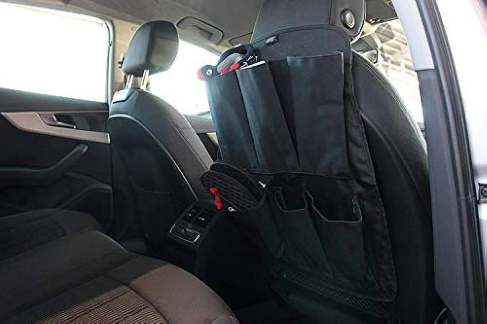 Sparketrekk Audi Shoe Bag Organizer │ Beskyttelsestrekk for seteryggen med oppbevaring Image 3