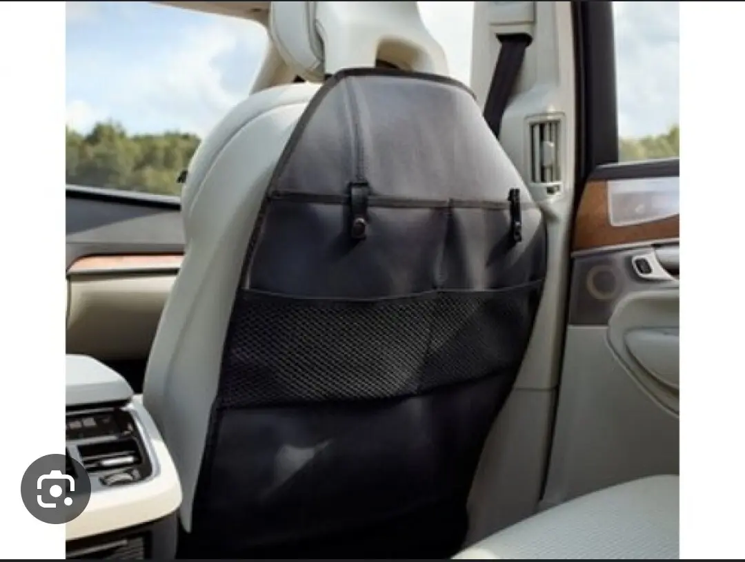 Sparketrekk og Underlag for barnesete Volvo Pocket Organizer │ 2in1 Beskyttelsestrekk for seteryggen med oppbevaring Image 2