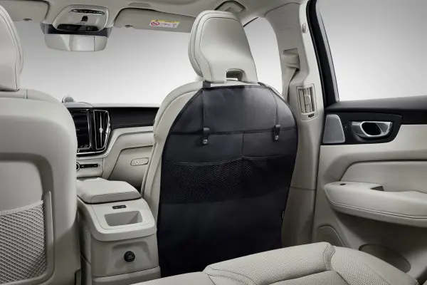 Sparketrekk og Underlag for barnesete Volvo Pocket Organizer │ 2in1 Beskyttelsestrekk for seteryggen med oppbevaring