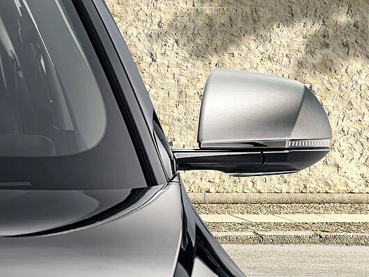 Speildeksler Hyundai Ioniq 5 2021 -> │ Brushed Aluminium Optic - sett 2 stk.