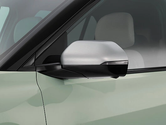 Speildeksler Kia EV3 2024 -> │ Brushed Aluminium Optic - sett 2 stk.