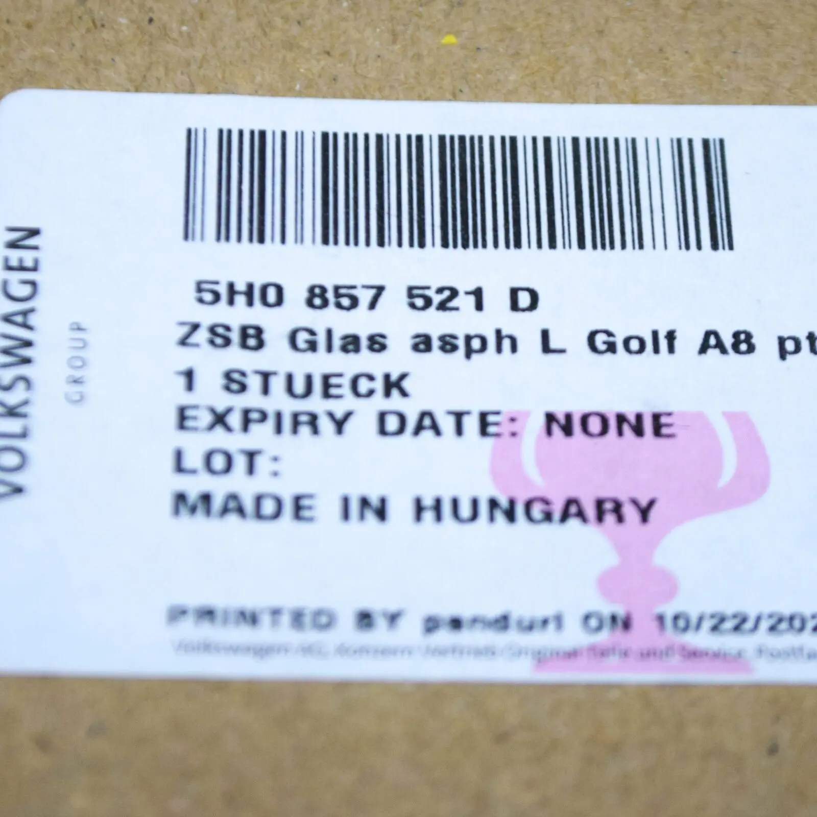 Speilglass venstre VW Golf 8 2020-> / VW ID.3 2019-> – bilde 5