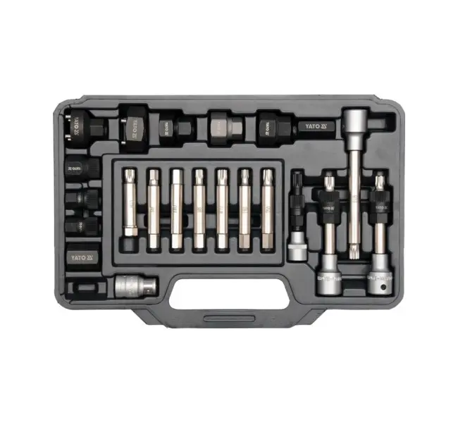 Spesialpipesett for dynamo │ 22 Deler Combined Sockets for Alternator Pulley