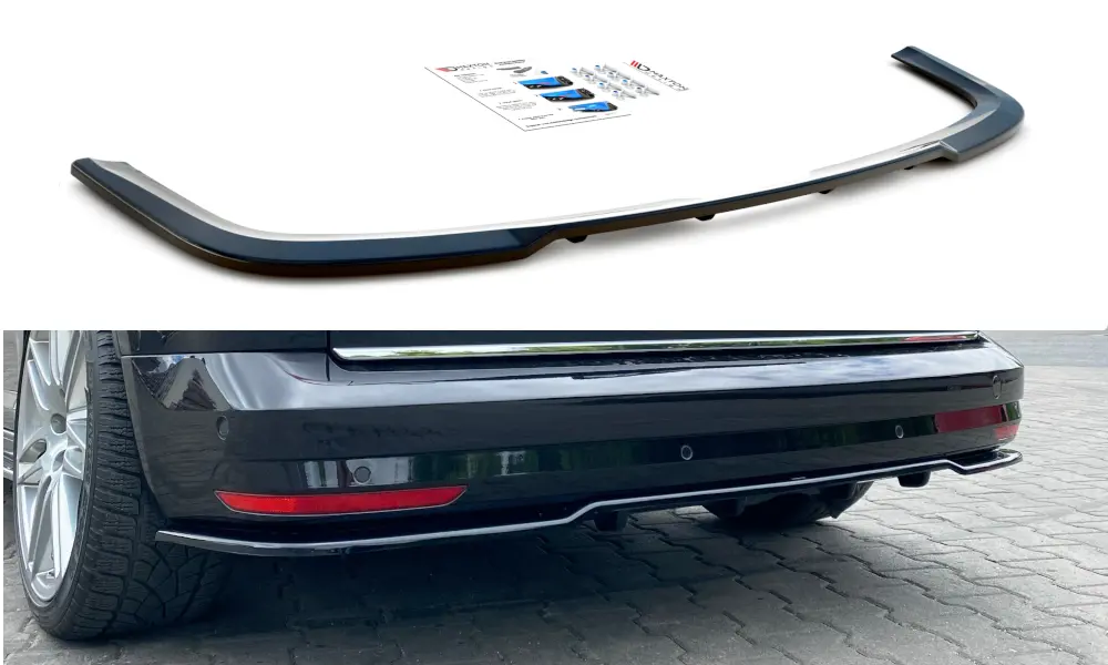 Splitter m/Diffusør VW Caddy IV 2015 - 2020 │ Black – bilde 2