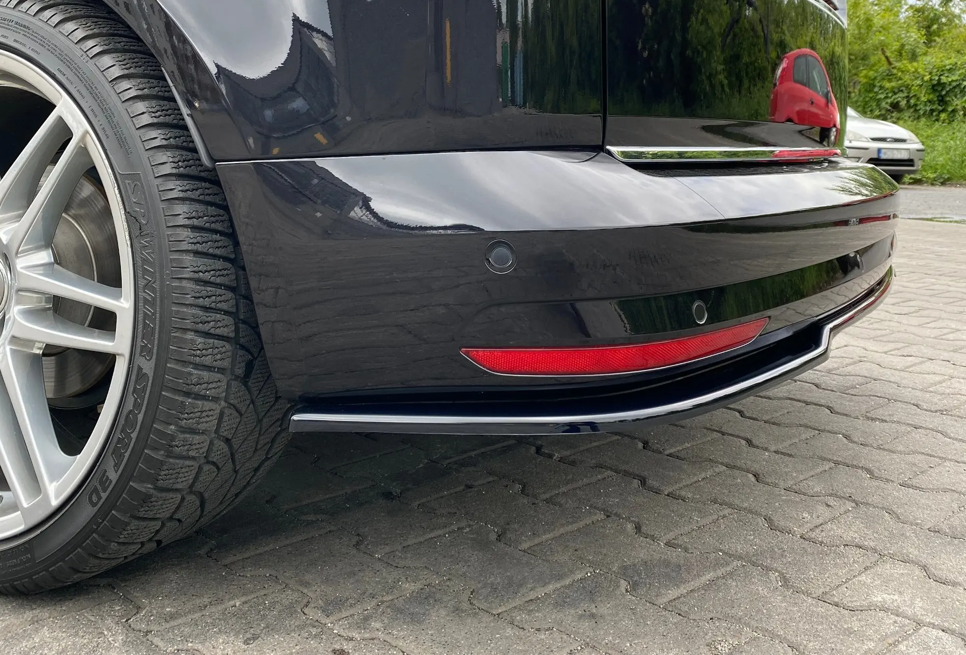Splitter VW Caddy IV 2015 - 2020 │ Black – bilde 2