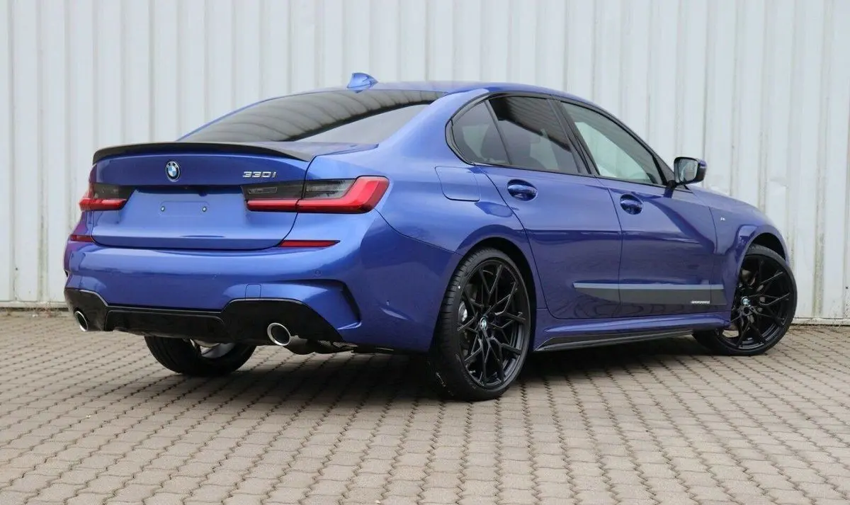Spoiler bak  BMW 3 (G20) 2018 -> │ M4 STYLE GLOSSY BLACK – bilde 2