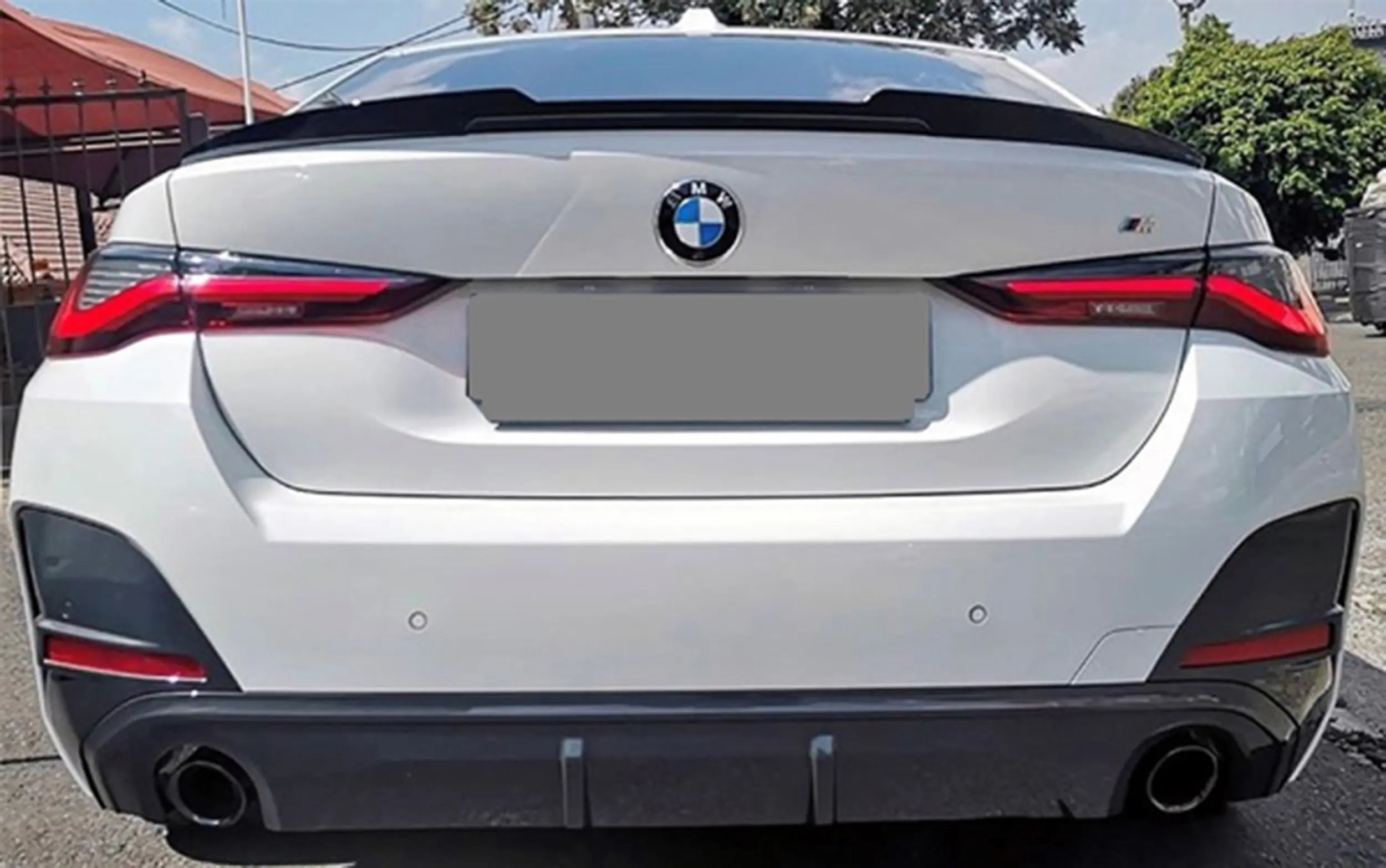 Spoiler bak BMW i4 (G26) 2021 -> / BMW 4 Gran Coupe II (G26) │ M4 Design Glossy Black  – bilde 5