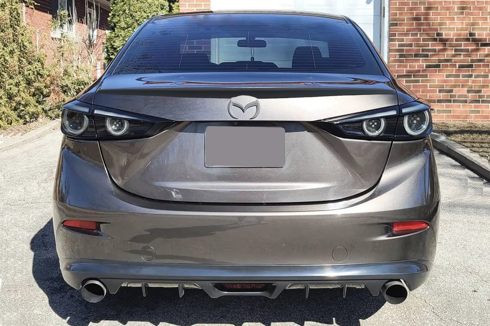 Spoiler bak Mazda 3 III 2013-2018