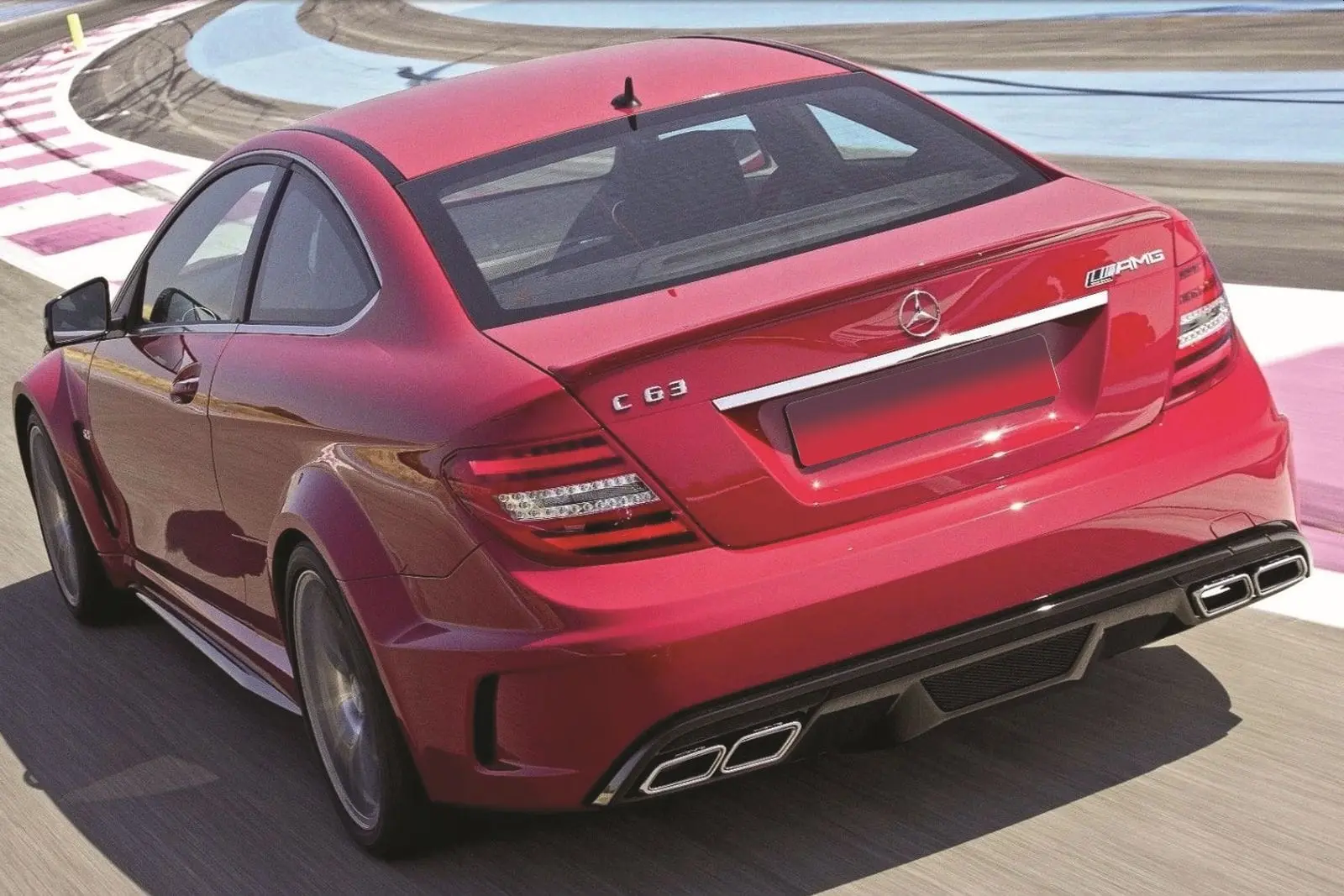 Spoiler bak Mercedes-Benz C-Class W204  2009-2013