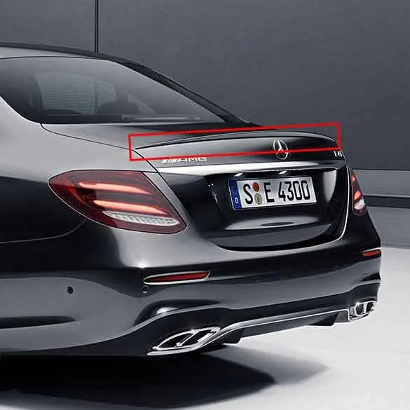 Spoiler bak Mercedes-Benz E (W213) Sedan 2016 - 2020 │ AMG Style GLOSSY BLACK│ – bilde 2