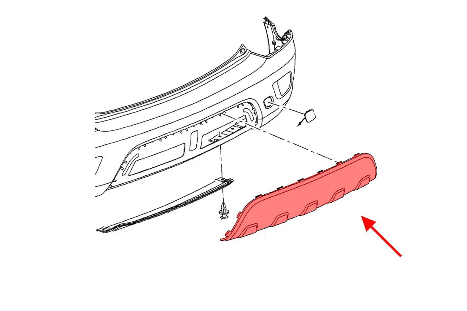 Spoiler bak Opel Mokka 2012-2016 – bilde 2