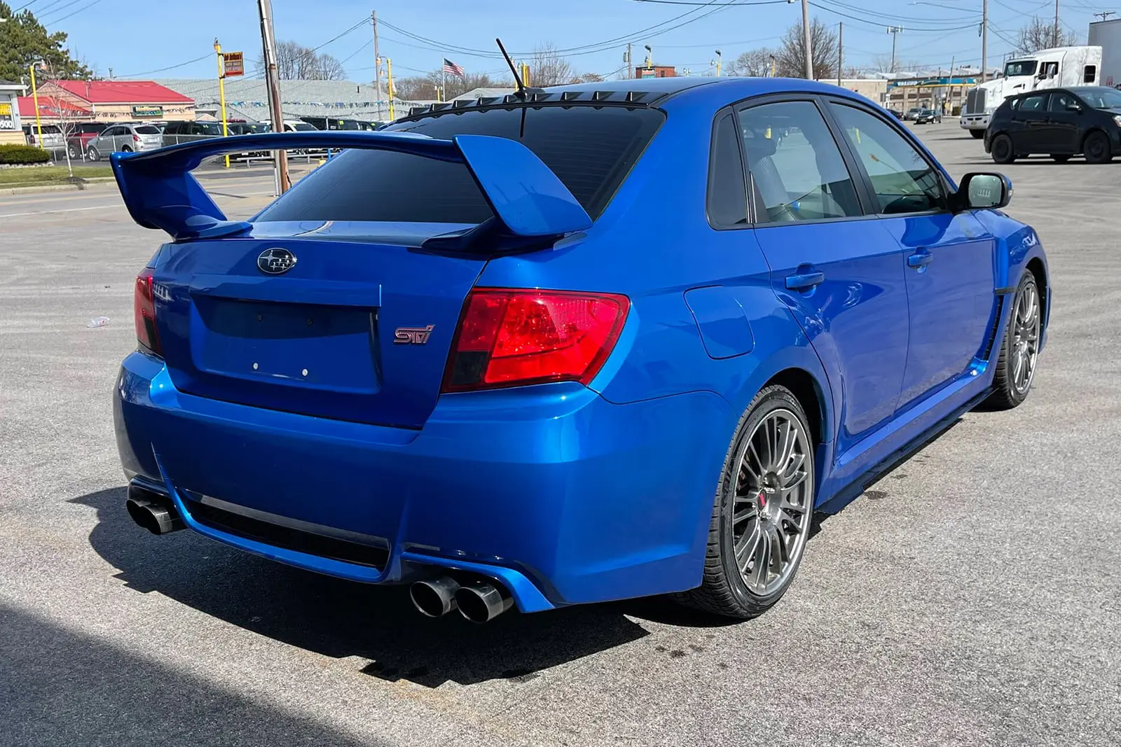 Spoiler bak Subaru Impreza WRX 2012-2018
