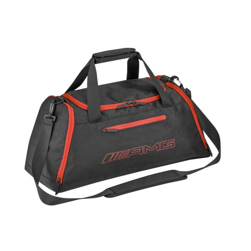 Sportsbag Mercedes-AMG svart rød