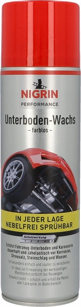 Sprayvoks Nigrin │ Rustbeskyttelse for hjulbuer og understell - Reservation Wax Agent Spray - 500 ml Image 1