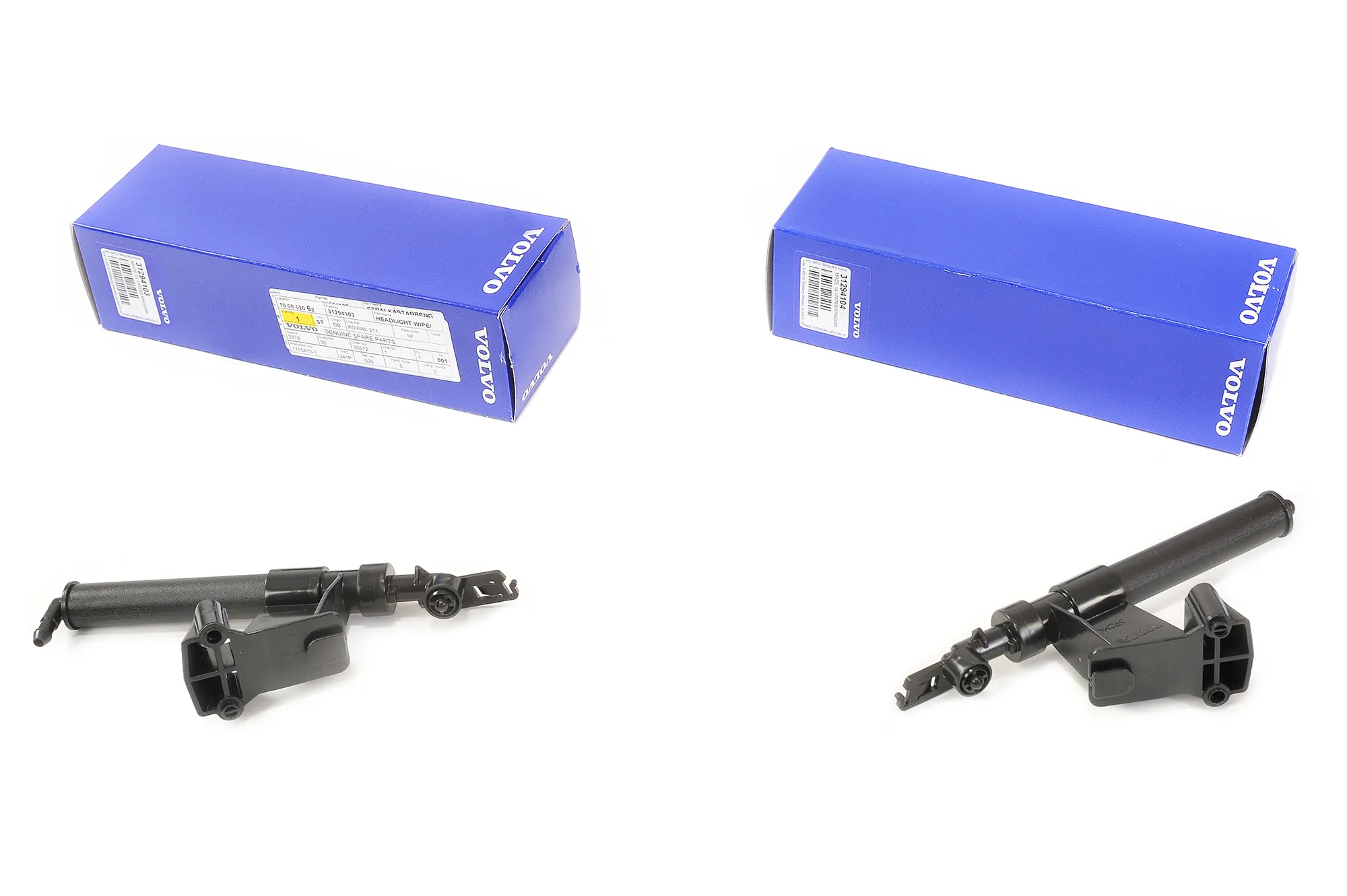Spylerdyse frontlykt Volvo Genuine® S40 / V50 2004-2012 │ venstre + høyre (sett)