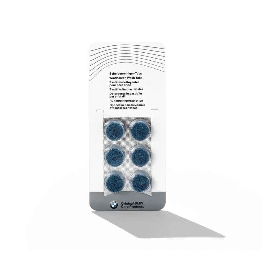 Spylervæske tabletter BMW Care │ Vasker-Tabletter - Genuine® Original – Konsentrert rengjøring for frontrute
