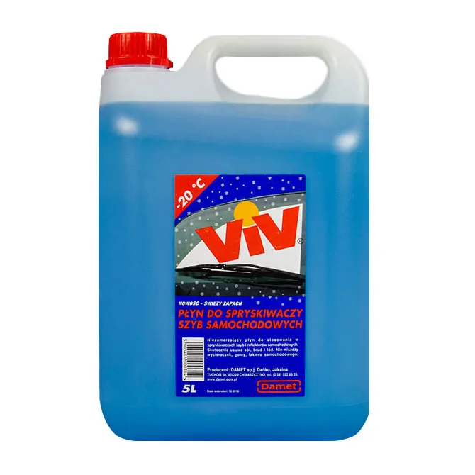 Spylervæske Vinter VIV -20*C │ Ferdigblandet Vindusspylervæske Winter Washer Fluid  - 5L Image 1