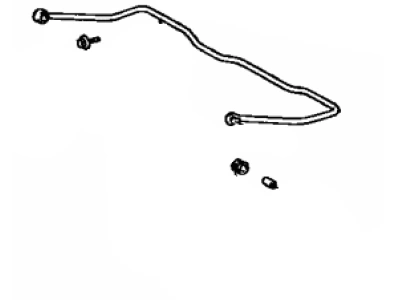 Stabilisator bak Toyota Land Cruiser J120 │ Genuine® Bar, Stabilizer, Rear – bilde 2
