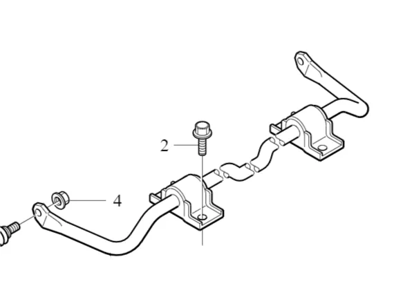 Stabilisatorstang Volvo Genuine® XC90 2003-2014 │ foran