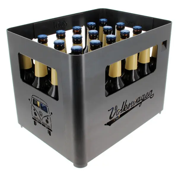 Stålkasse for ved og drikkevare VW Steel T1 Design │ Genuine® Fire Basket Drinks Box – bilde 3