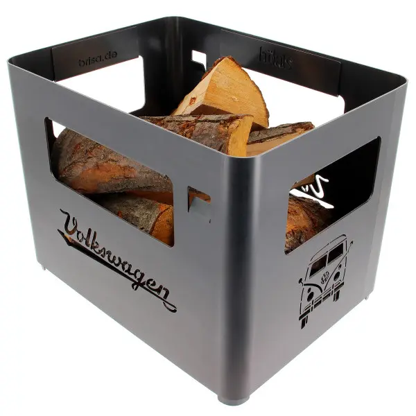 Stålkasse for ved og drikkevare VW Steel T1 Design │ Genuine® Fire Basket Drinks Box – bilde 4